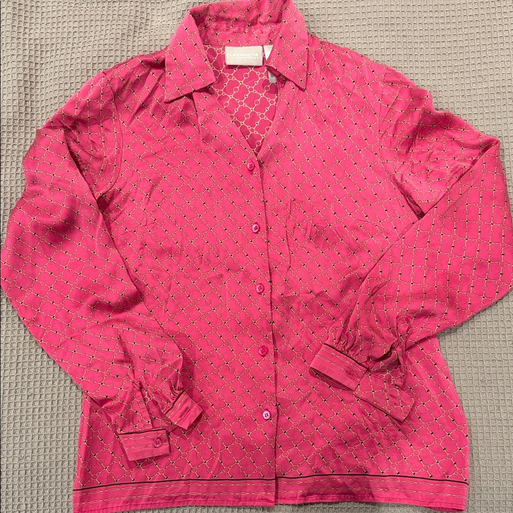 Liz Claiborne 100% Silk Blouse